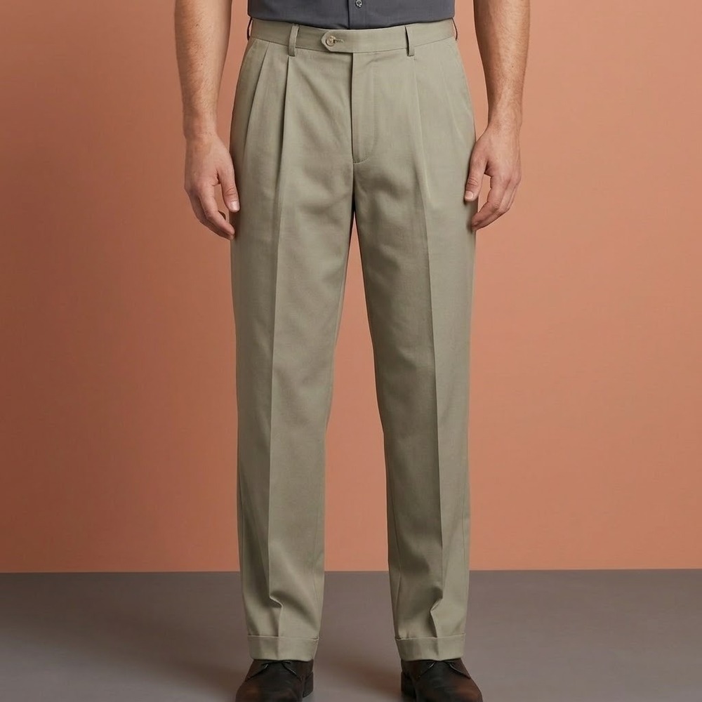 IZOD XFG‎ Men's Golf Pants Gray Flat Front Performance 36x29